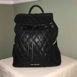 Vera Bradley Quilted Amy Backpack Purse Black